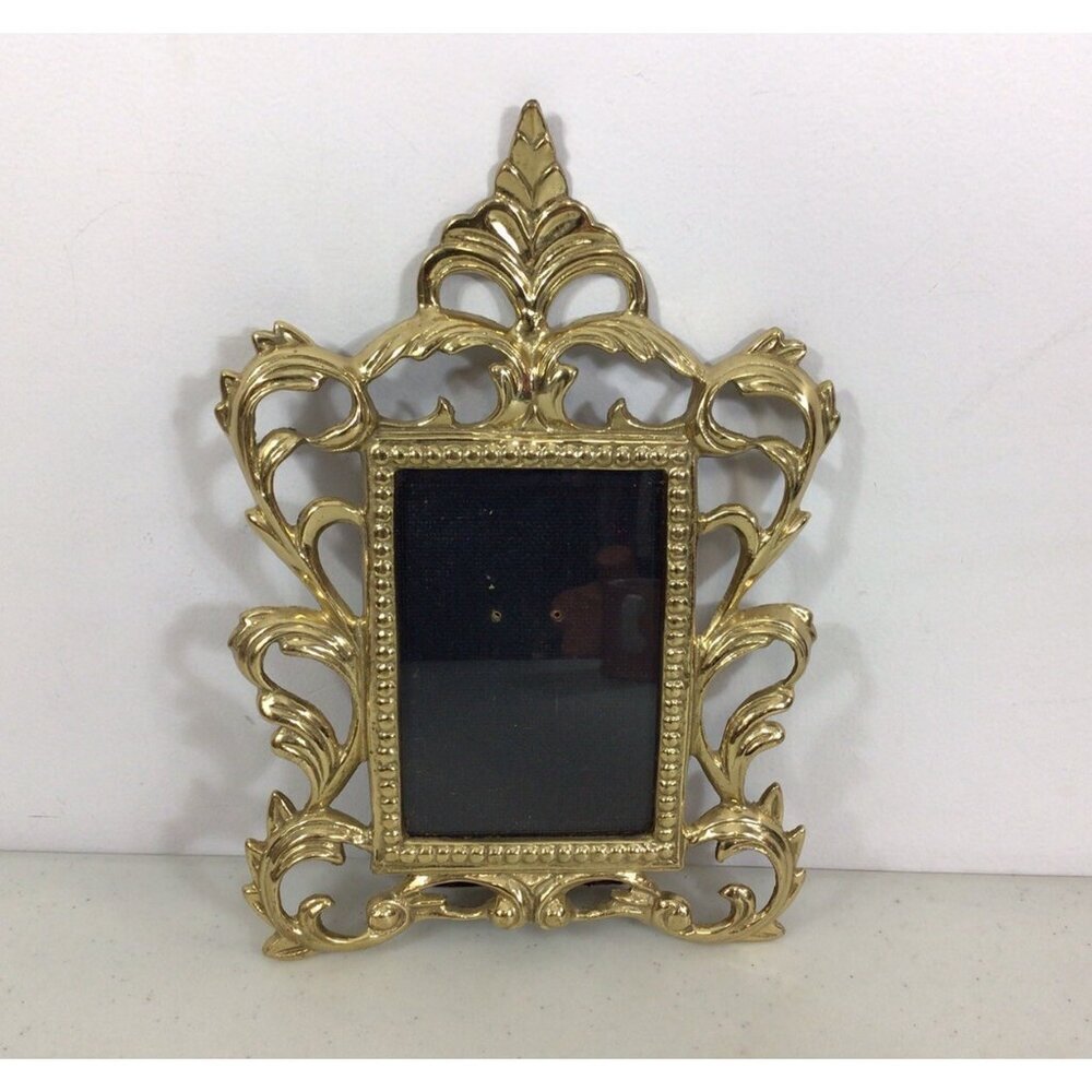 Ornate Brass Picture Frame Made in India